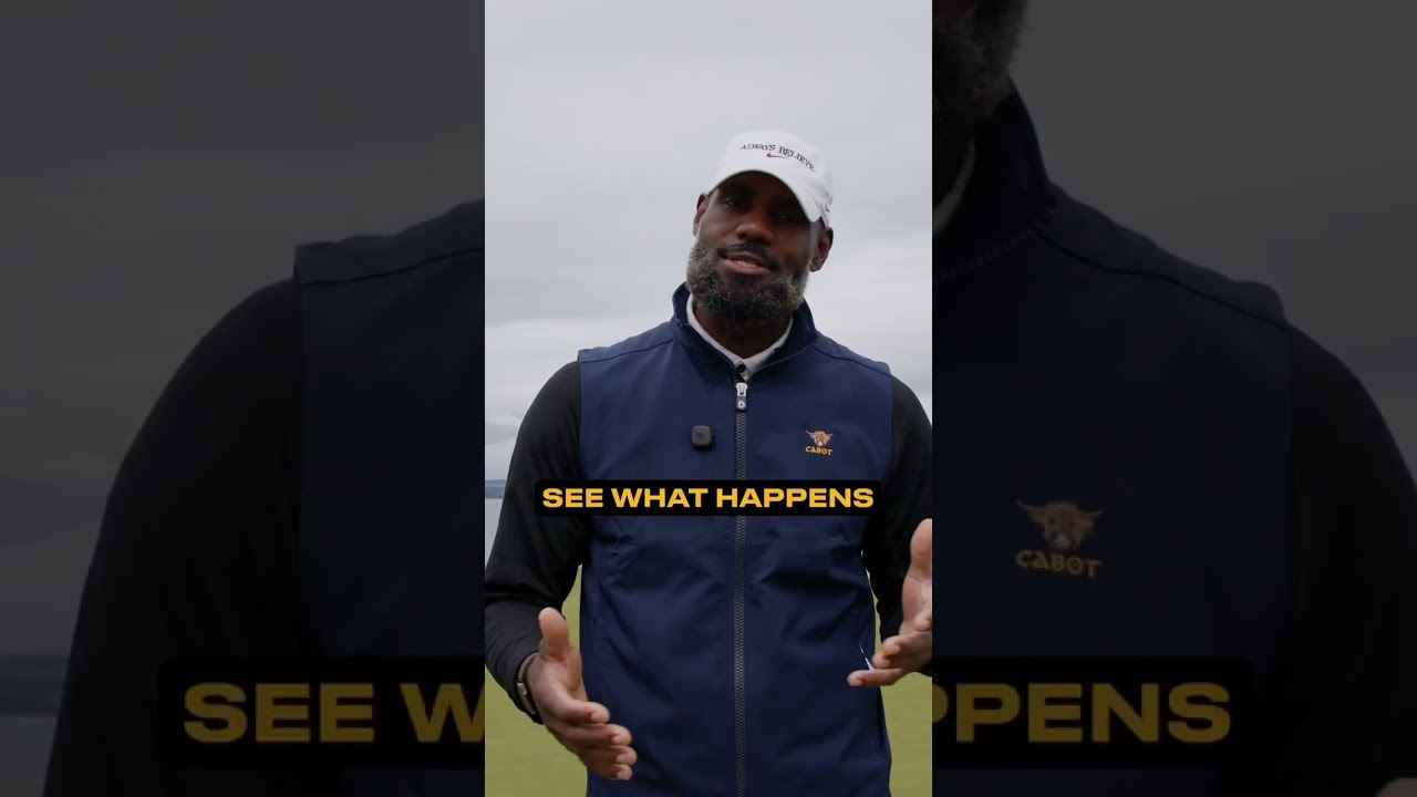 LeBron 🆚 Channing Frye 👀 Watch the 9-hole match at the Cabot Highlands now!