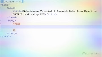 MySQL data convert into JSON format