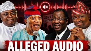 ALLEGED AUDIO LINKS GBENGA DANIEL AND ADEBUTU KESHINGTON IN 2027 ANTI YAYI PLOT