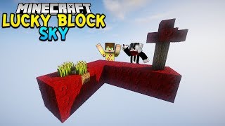 เปิดกล่องเลือดคนบนเกาะลอยฟ้า! Minecraft Lucky Block feat.KyoYaKunGz