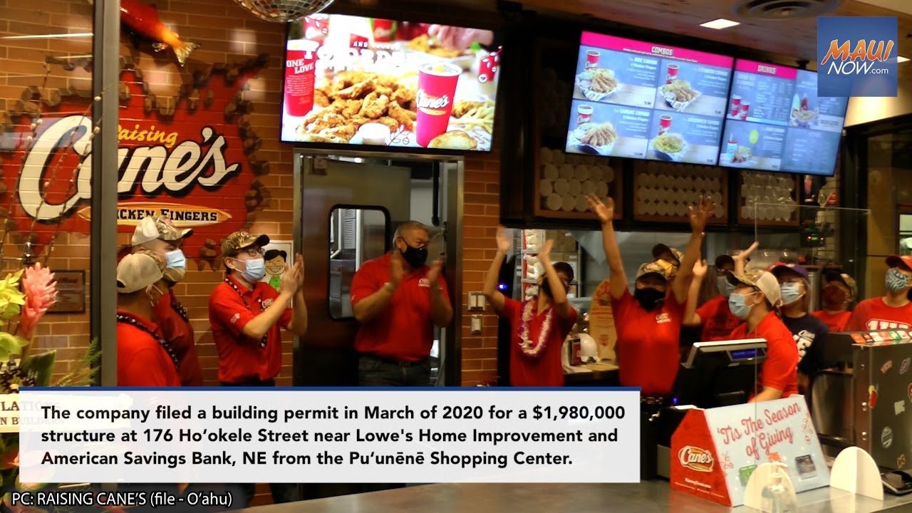 Raising Cane’s Chicken Fingers to Open on Maui in 2022