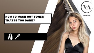 how to wash out toner that is too dark? screenshot 5