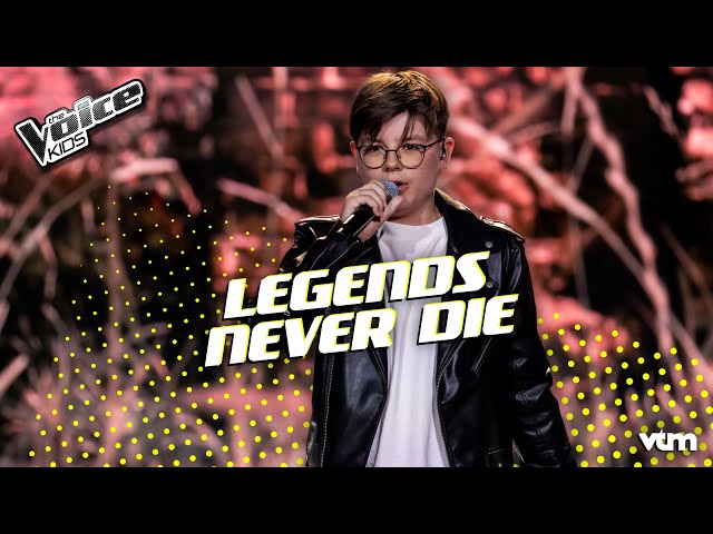 Sid - 'Legends Never Die' | Halve finale | The Voice Kids | VTM class=