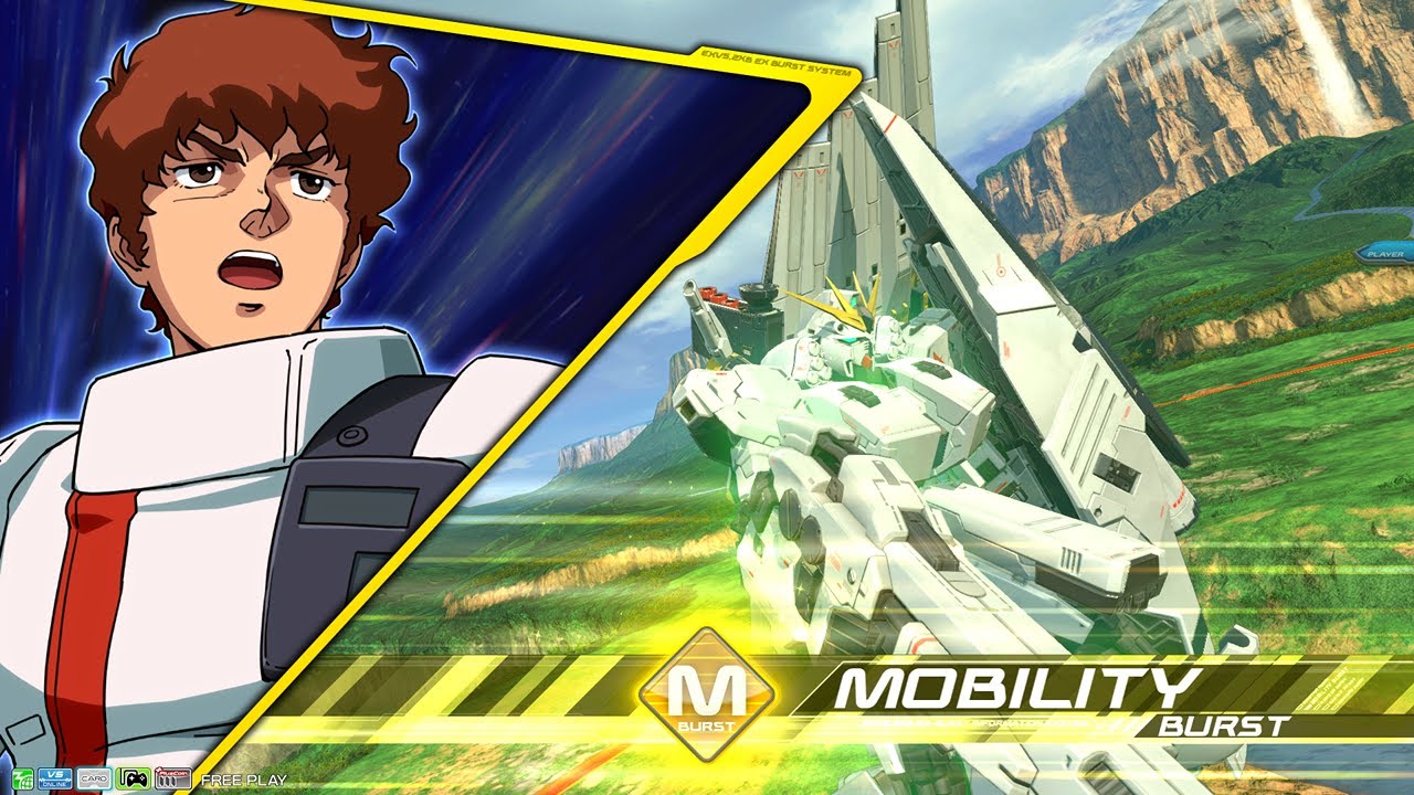 Amuro Ray V Gundam Heavy Weapons System Type Arcade mode: Mobile Suit Gundam Extreme Vs. 2 XBoost