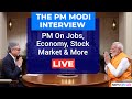 Pm modi full interview  pm narendra modi on stock market economy jobs  more  ndtv profit