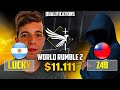 11111  world rumble 2  lucky vs z40  qualifications