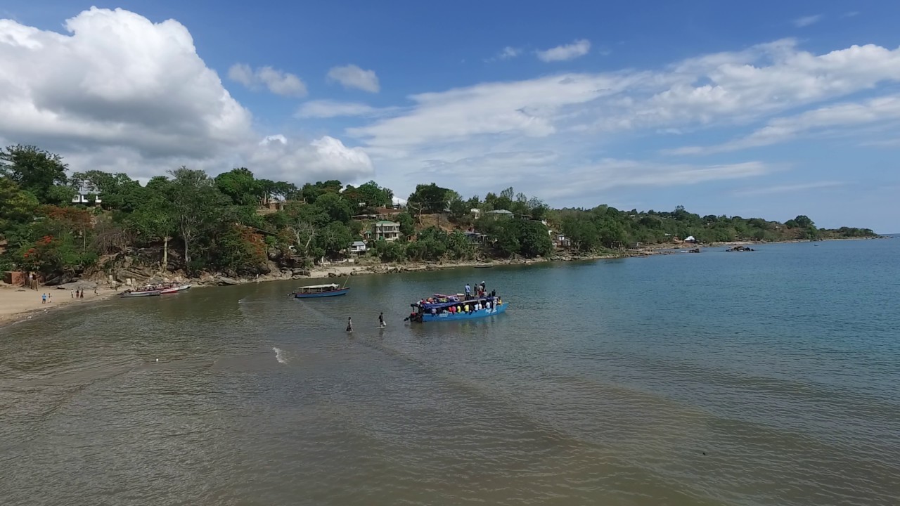LAKE MALAWI AERIAL VIEW IN NKHATABAY