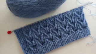 İç içe Başaklar Yelek Modeli | Nested Spikes Vest Knitting Pattern