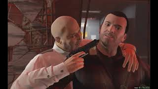 GTA V INTRO Michael reveal his face by Bald Guard