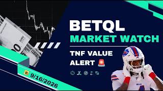 Bills vs. Lions TNF BEST BETS! Plus-Money Props & Hidden VALUE | BetQL Market Watch screenshot 1
