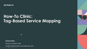 How -To Clinic: Tag-Based Service Mapping