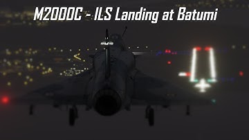 DCS World 2.7 - ILS approach into Batumi with the Mirage 2000