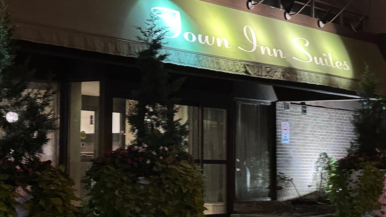 Our Hotel Room At Town Inn Suites - YouTube