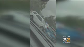 Caught On Camera: Carjacking Suspect Arrested After Wild Pursuit, Struggle With CHP Officer