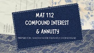 MAT 112 VIDEO  ASSIGNMENT BA1111C _GROUP 1