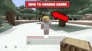 How to change name in Minecraft Console Legacy Edition