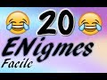 20 ENIGMES DROLES ET AMUSANTES