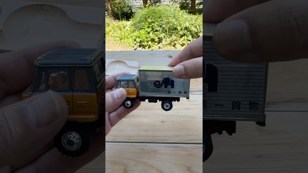 Marble Run & 1981 Showa Retro Daiichi Cargo #slope #automobile