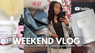 WEEKEND VLOG | Relaxer Study/My Thoughts, Products I STOPPED Using, Scalp Challenge, YT Award + MORE