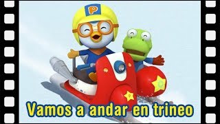 E47 Vamos a andar en trineo | mini película | Pororo el pequeño pingüino