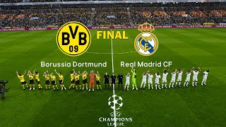 Borussia Dortmund vs Real Madrid | UCL 2024 FINAL | UEFA Champions League | PES Gameplay PC