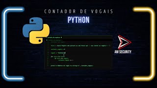 CONTADOR DE VOGAIS EM PYTHON