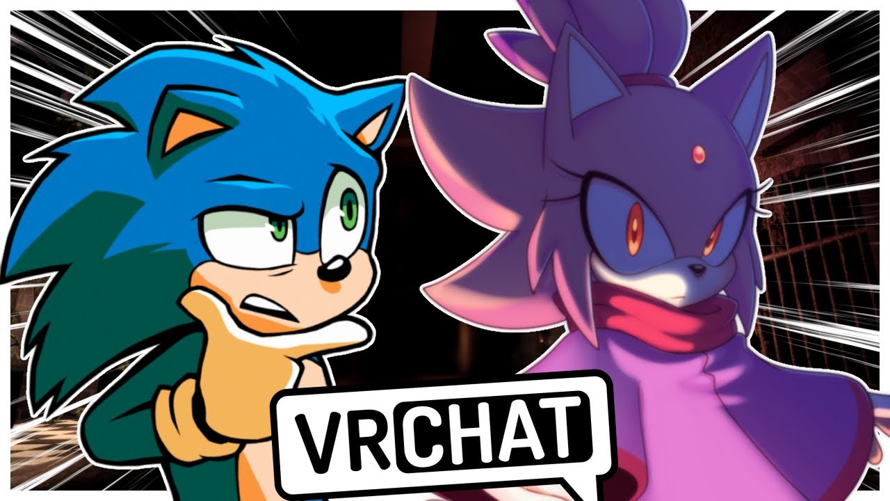 Movie Sonic Meets OM Blaze In VRCHAT?!