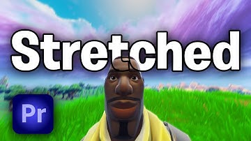 How To Make Stretched Effect In Premiere Pro