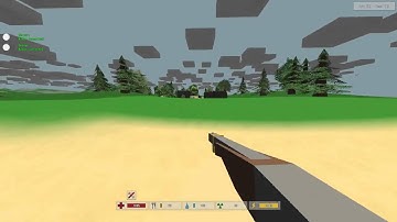 Unturned - Single Player Playthrough Part 1: Blocky Zombies OP