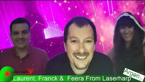 Laser Harp – How To Play A Laser With Your Hands - By ArgonTV