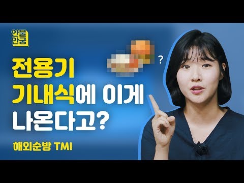 전용기 기내식에 이게 나온다고?ㅣ해외순방 TMI l 안물안궁