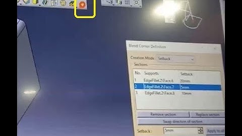 Solid blend corner option in Catia V5 Dress up features tool bar