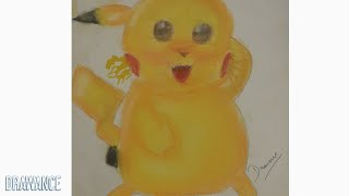 Pikachu Drawing with Soft Pastels| Pokemon #part- 1 | #DRAWANCE screenshot 4