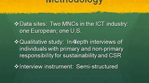 Corporate Social Responsibility and Sustainability...