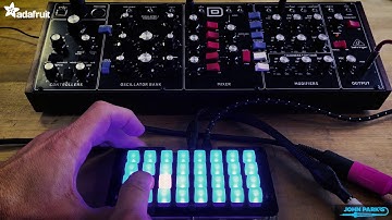 Arpeggiator Trellis M4 Classic MIDI control @adafruit @johnedgarpark #adafruit