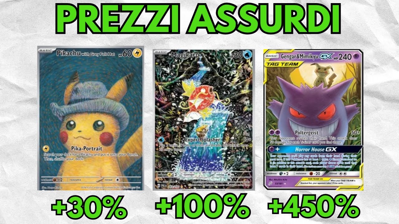 Queste CARTE POKEMON GRADATE PSA sono ESPLOSE di prezzo