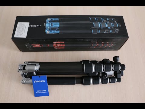 ОНЛАЙН ТРЕЙД.РУ — Штатив BENRO FTR09CB00GTTN карбоновый FTR09C с головкой B00 цв.титан