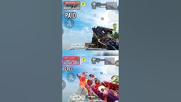 Free vs Paid Mythic Ak117 Gun in CODM