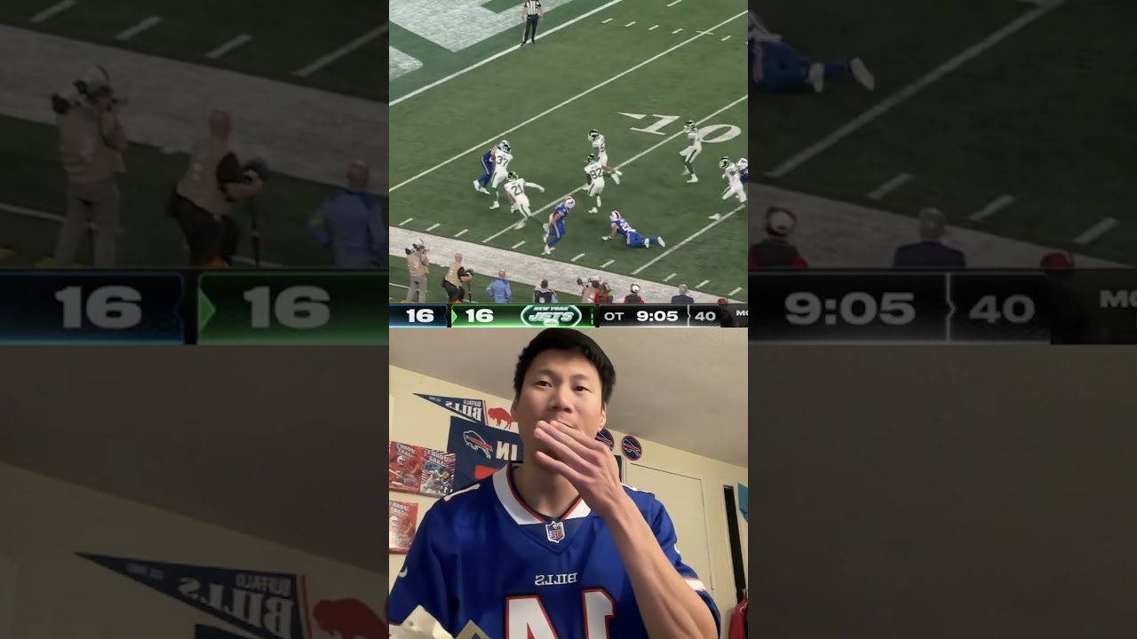 A BILLS Fan Reaction to HORRENDOUS Bills Jets Ending 