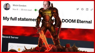 My full statement regarding DOOM Eternal, by Mick Gordon