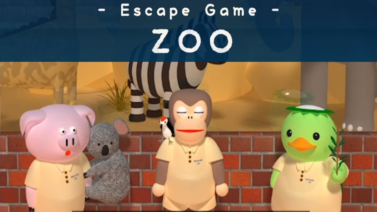 Escape Rooms Zoo Walkthrough Bonus Game Nakayubi Youtube - download video roblox escape do zoologico escape the zoo obby