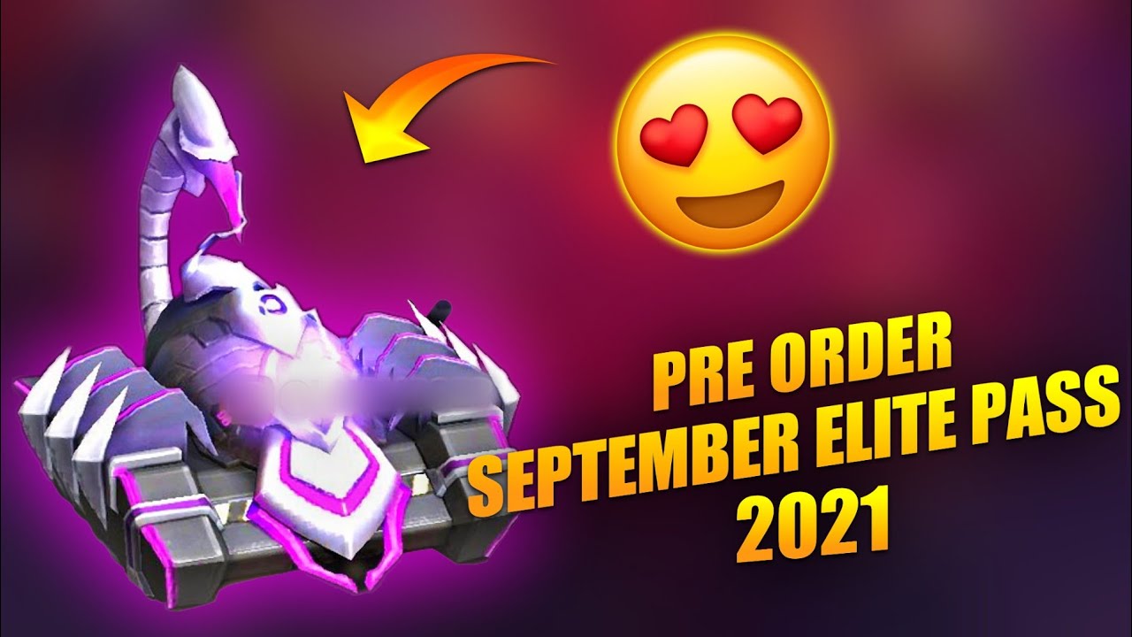 PRE ORDER ITEM SEPTEMBER ELITE PASS 2021||SEPTEMBER ELITE PASS FREE FIRE 2021 PRE ORDER