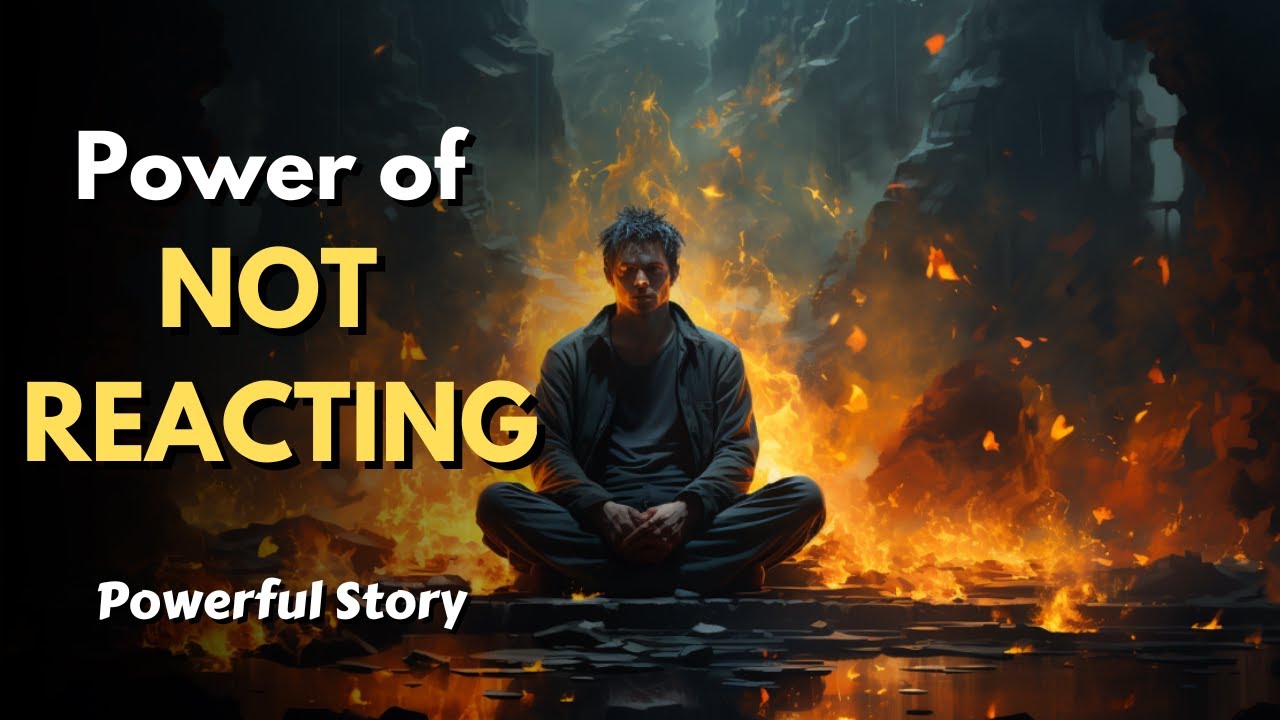 Power Of Not Reacting That No One Talks About | How To Control Your Emotions