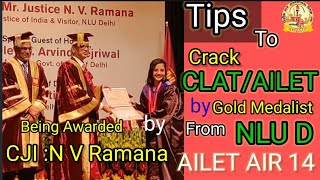 CJI awarded four gold medals to NLUD graduate #NLU_delhi #Smalltowners_cracking_CLAT