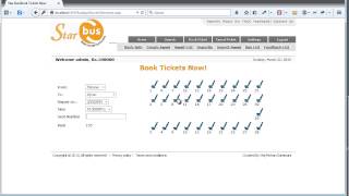 Demo online bus reservation application screenshot 3