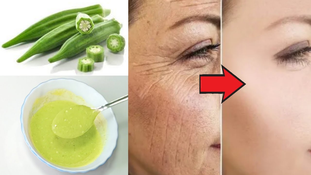 Okra is stronger than Botox, it removes wrinkles, fine lines
