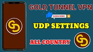 How To Setup Gold Tunnel VPN with all country UDP settings for fast & secure browsing screenshot 2