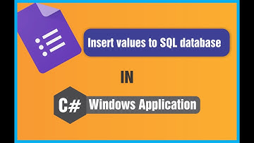 c# tutorial windows application text box values insert to database