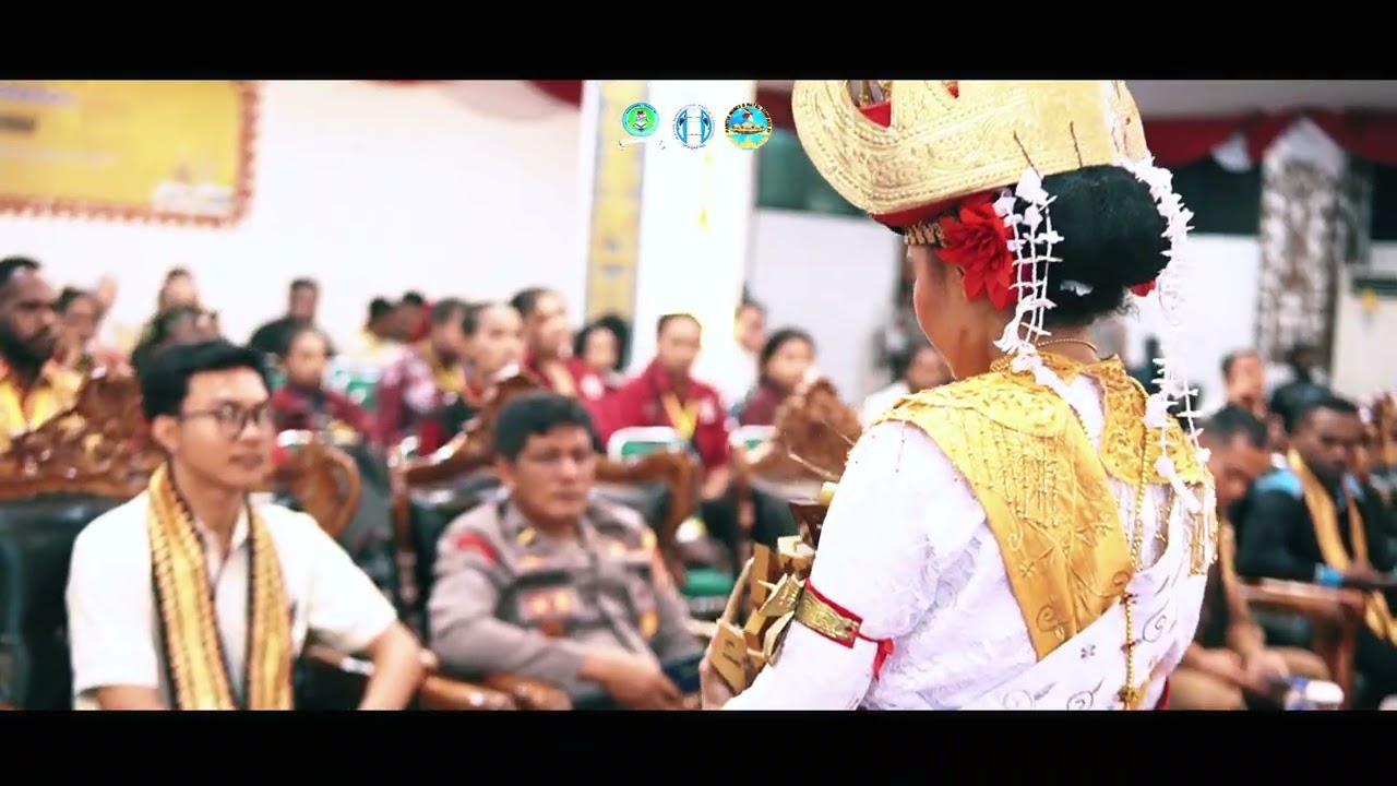 ANAK PAPUA BAWAKAN TARI SIGER LAMPUNG DI ACARA MUBES KOMPASS 2026