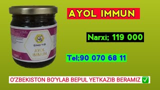 ?AYOL IMMUN ?|| #ayol #ayoluchun #sprey #ayolimmun #oziqlontirush #kasalliklar #davo ✅